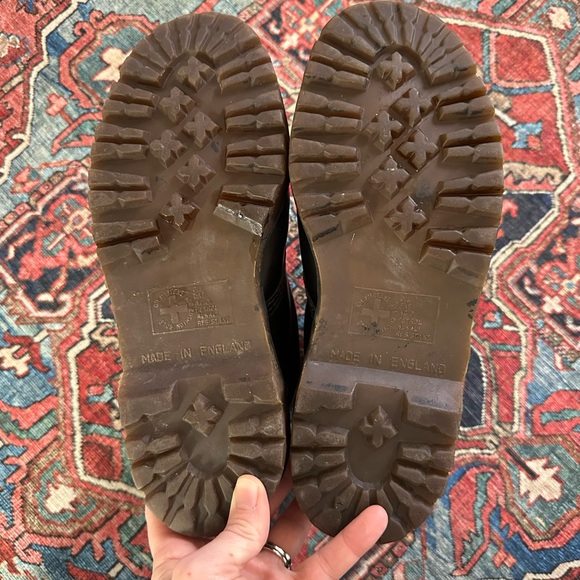 Dr. Martens Black Leather Boots MADE IN ENGLAND - Picture 7 of 9